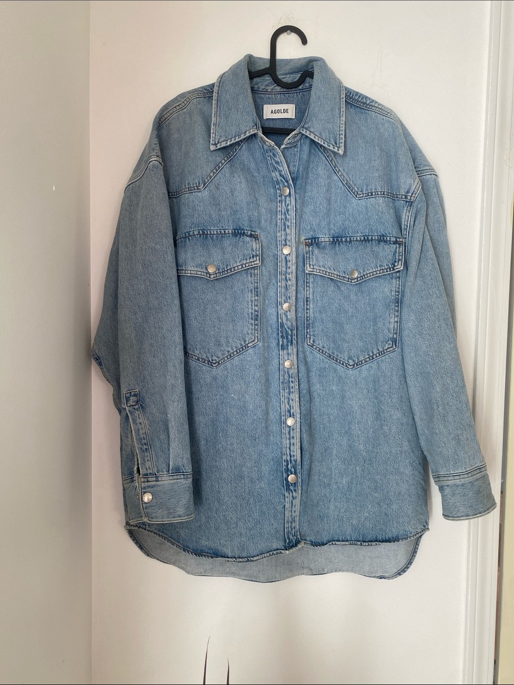 AGOLDE |  Lotta Shirt Size M - Picture 5 of 9